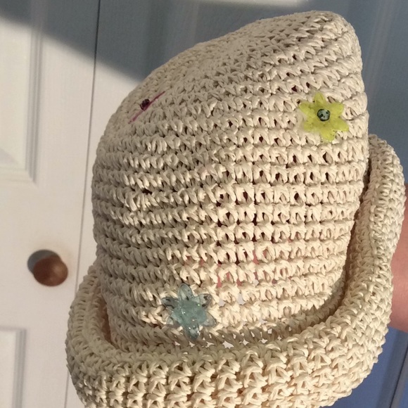 Little girl straw hat - Picture 5 of 10